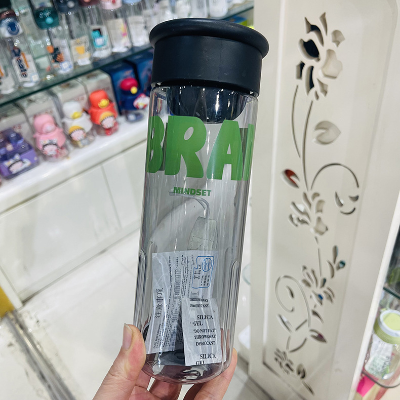 Taza de agua Fuxing nueva taza de mano de alta capacidad de estudiantes resistentes a altas temperaturas hervidor de agua deportivo espacio con filtro taza de té