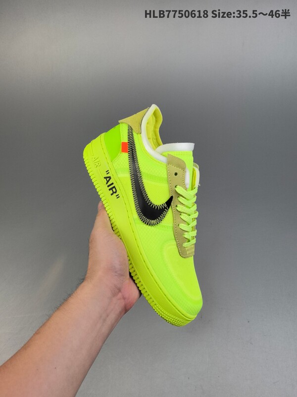 Cross-Border New Men's and Women's Shoes Off-White Air Force 1 Ow Joint Air Force One Casual Sports Shoes