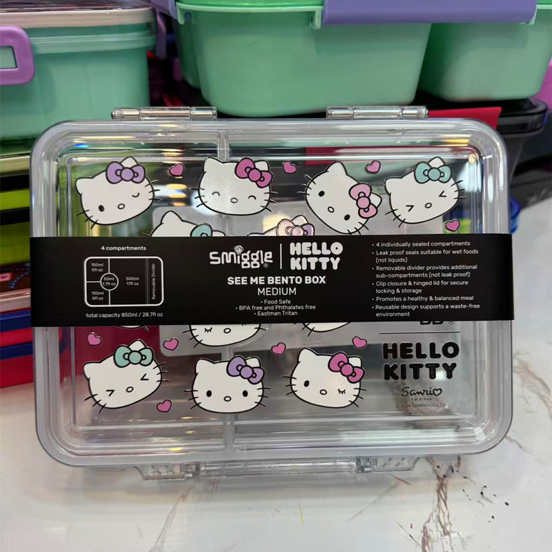 Australia simggle caricatura stilettos kit kit kitten Tirtan material almuerzo alumno fresco almuerzo resistente a altas temperaturas