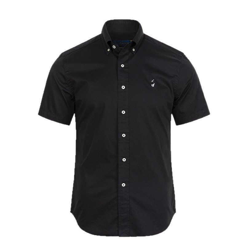 Camiseta de solapa bordada estándar de caballo RL de verano Camiseta POLO de hombre transfronterizo Camisa de negocios de manga corta de comercio exterior