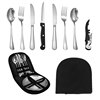 Street handheld tableware stainless steel, set for traveling