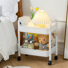 Home living room snack storage trolley storage rack bathroom mobile baby products storage floor storage rack