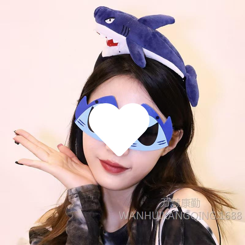 레이크 블루 [웃는 상어] 안경