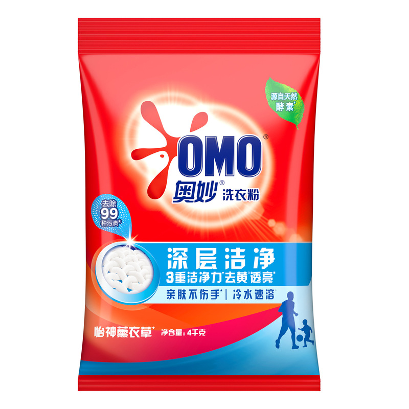 奥妙精油香护洗衣粉4KG/3.8KG/1.1KG壶嘴装薰衣香樱花香持久留护|undefined