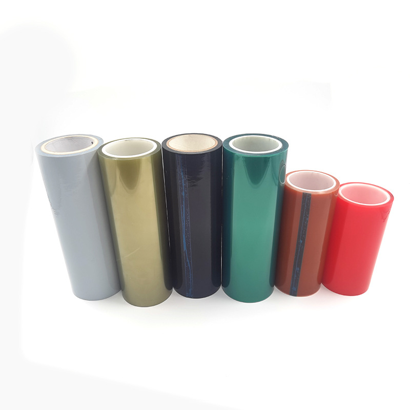 PET保护膜防静电透明离型膜薄膜贴膜自粘高透耐温工厂供应