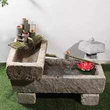 旧石槽仿古老石槽园林庭院养鱼石槽流水旧石槽牛槽猪槽马槽老石槽