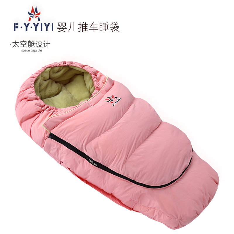 baby garden cart Sleeping bag Newborn Autumn and winter Plush thickening baby Cuddle child Dual use keep warm Blanket Startle