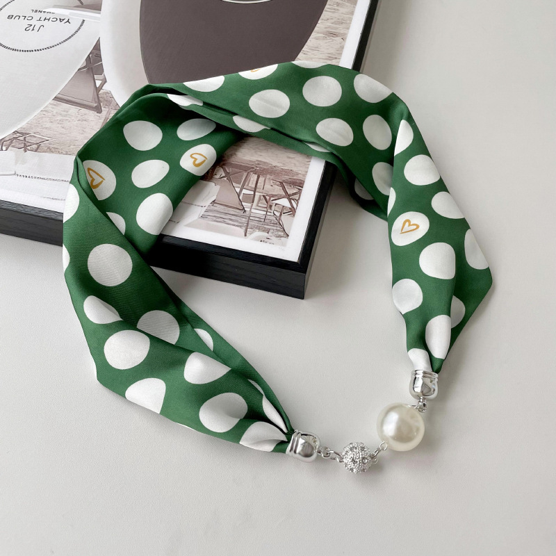 Nueva bufanda magnética hebilla collar decoración del cuello bufanda perezosa bufanda multifuncional de las mujeres bufanda de alta calidad correa de muñeca perezosa