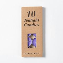 無煙茶ろう火漆ろうそく10個クラフト紙祝日雰囲気ろうそく工芸品ろうそくプロポーズ誕生日告白