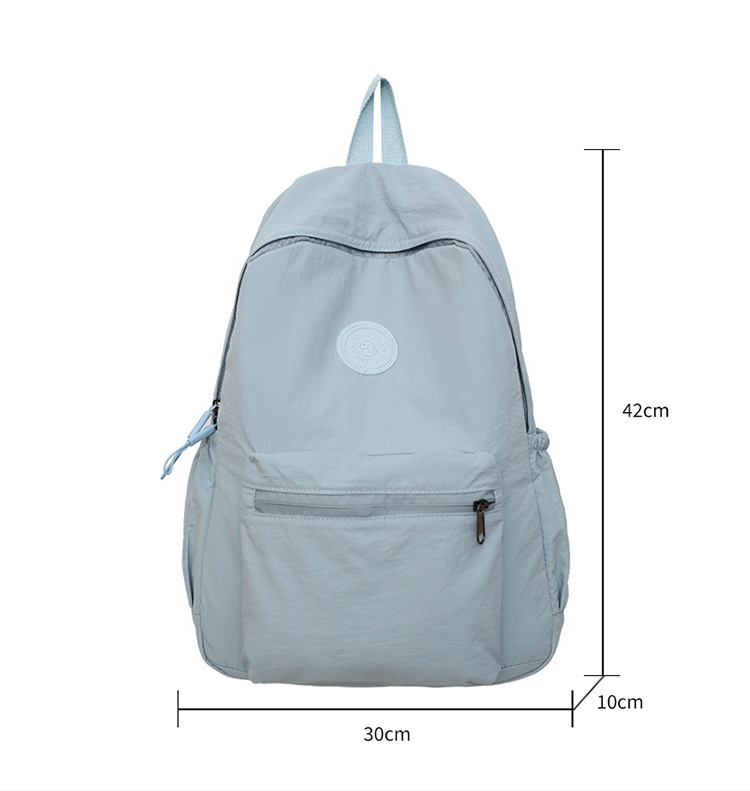 2024 Bergsteiger Reise Neuer koreanischer Stil Schulrucksack Schüler Rucksack Gymnasialschüler Mittelschüler Einfarbiger einfacher Rucksack