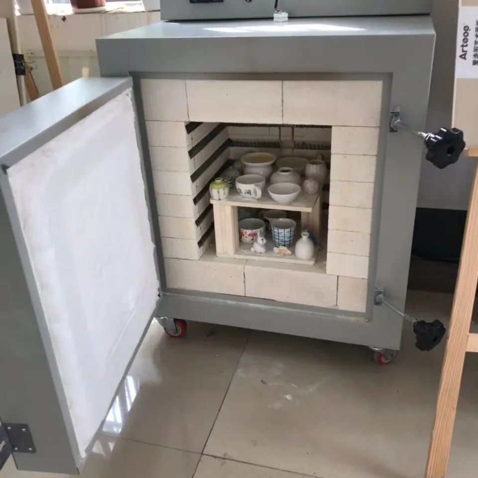 电窑炉陶艺设备高温中温烧陶陶吧陶瓷窑炉小型1300度家用电窑