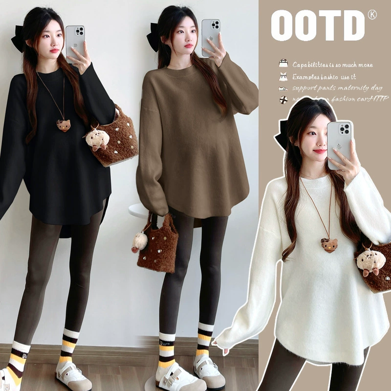 Спот 2024 беременные свитера осенью и зимой