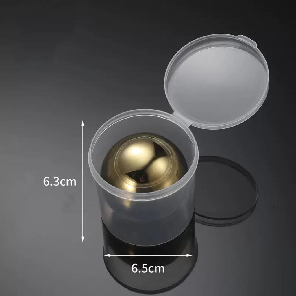 Золотая хоккейная шайба, одиночная упаковка 55 мм (с коробкой)