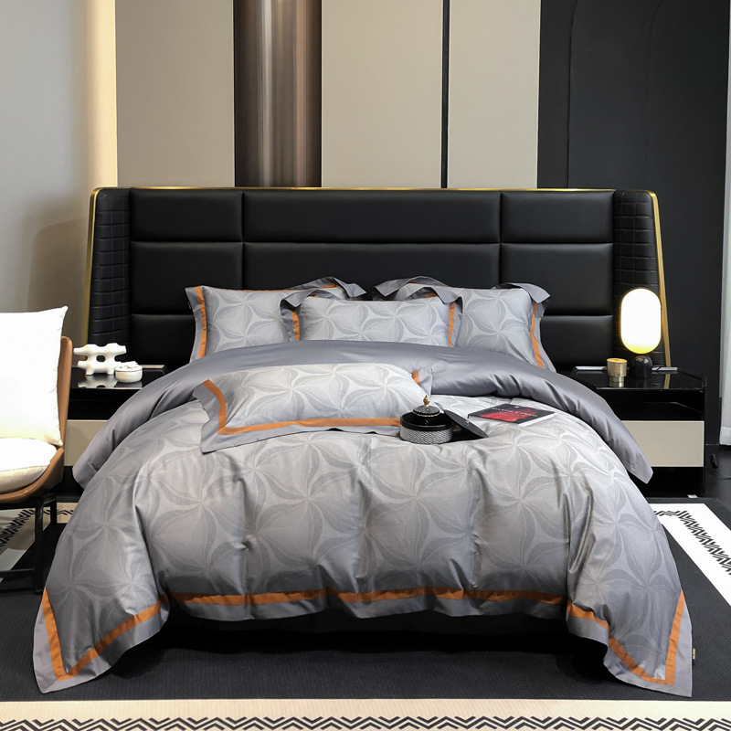 2024 nuevo traje de cuatro piezas de impresión digital de algodón 50S