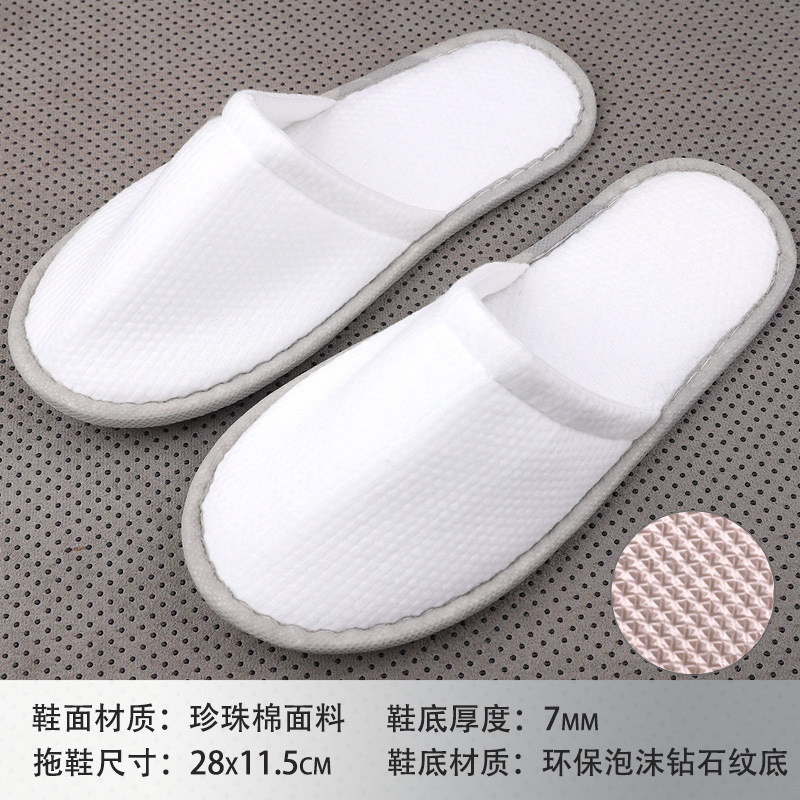 Hotel sandalinas desechables de algodón de lino de seda sandalinas de alojamiento residencial sandalinas desechables antideslizantes soleas de zapatillas gruesas