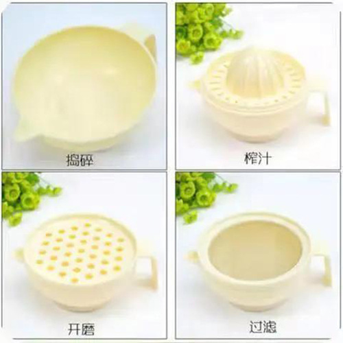 Baby food grinding bowl set children's food grinder manual processor shredder filter juicer magic tool