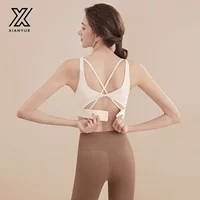 Спортивный нижнее белье женский весенний новый бег кросс фитнес костюм пилатес тренировочный жилет носить бюстгальтер йога одежда
