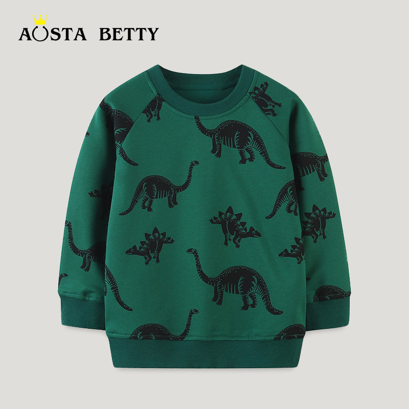 Cross-border supply of European and American style boys long sleeve sweater autumn new small and medium-sized children round neck children's sweater fashion