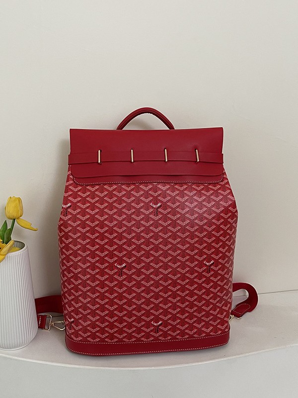 Goyard üslubunda böyük tutumlu bel çantası və çiyin çantası