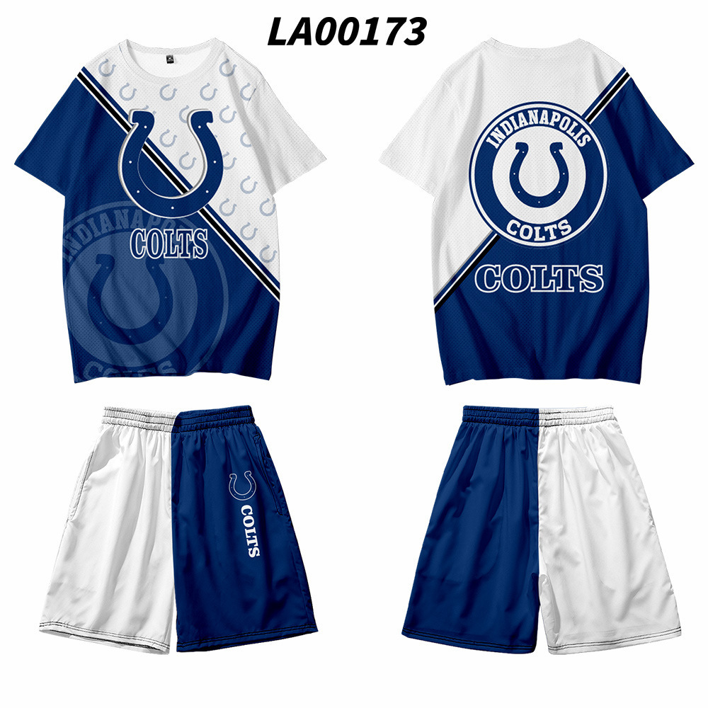 2021 traje de equipo uniforme de la NFL impresión digital impresión digital pantalones cortos de manga corta para hombres y mujeres todos los días se pueden fijar Z