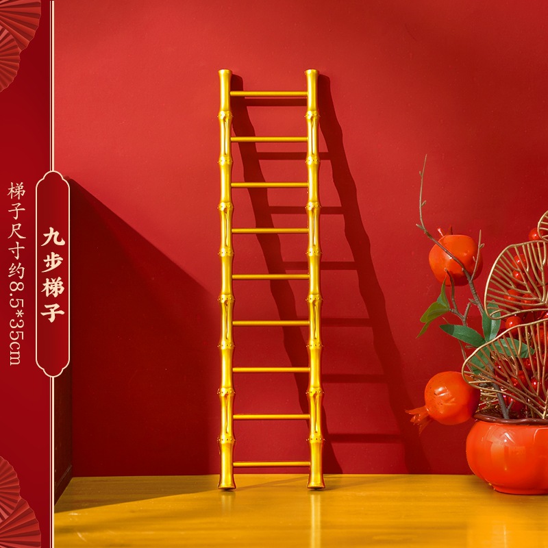 La alegría de la mudanza de la nueva casa decoración escalera de elevación decoración de la ceremonia de mudanza regalos completos