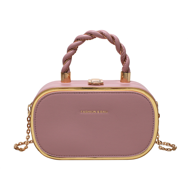 Kleine schoudertas voor dames modieuze handtas met ketting_voghion.com