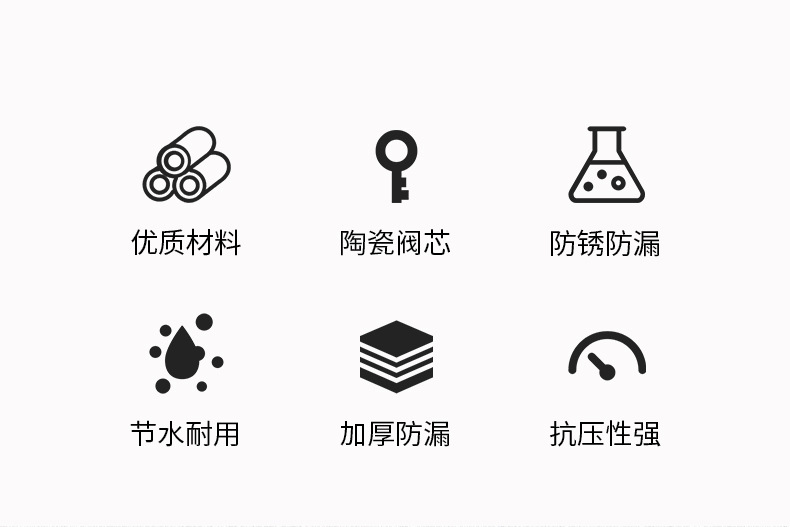Washing machine faucet with one in and two out, plastic mop sink, balcony, bathroom, multi-functional double-nozzle quick-opening faucet for export Application Scenario