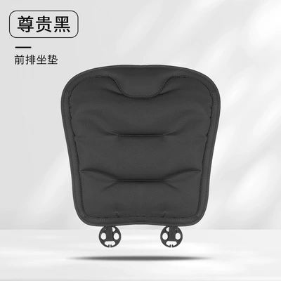 of Nappa Leather, with Lumbar Support Cushion – Seat cushion, seat cover - nappa-leather-perforated-breathable-and-non-slip-front-seat-cushion-leaflet-noble-black-car-logos-can-be-customized-please-leave-a-message-with-the-car-model-number-when-placing-an-order