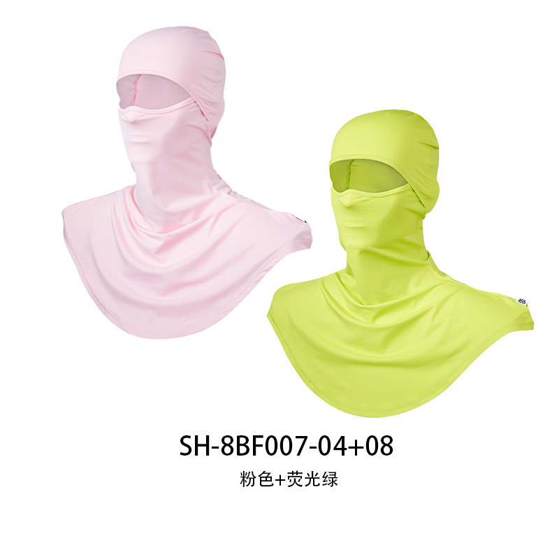 Secado al sol musgo chal cabeza cubierta cara completa transpirable verano trabajo al aire libre pesca pescado motocicleta montar a prueba de sol cubierta de la cabeza