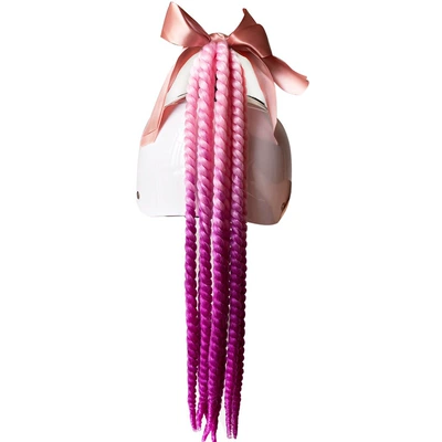 Motosiklet dəbilqələri Spring Braid with Bow - pink-purple-bomb-plus-pink-butterfly