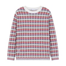 秋冬新款欧美潮牌跨境欧货 DI绣花工艺时尚羊毛衫毛衣圆领长袖