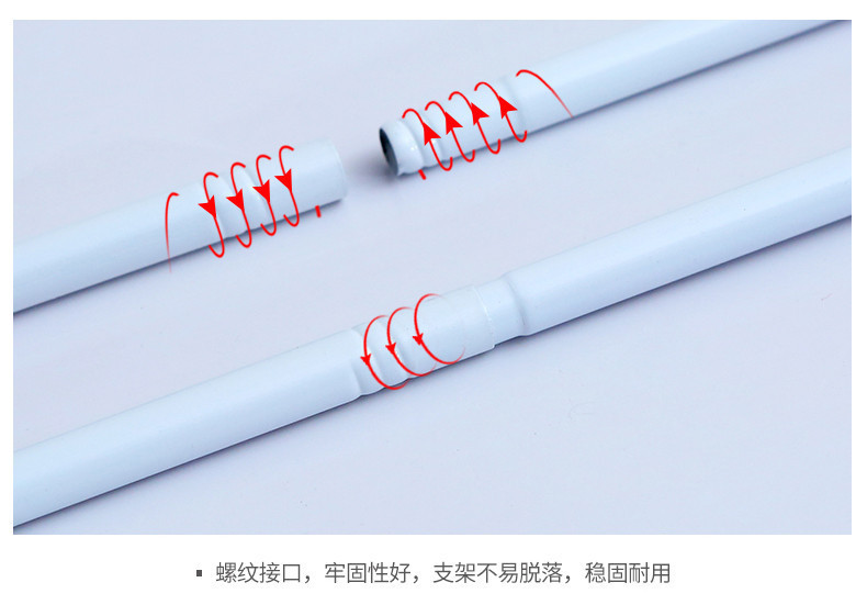 ジッパーベッド蚊帳スタンドポール白い鉄芸塗装パイプ一本で三通部品16mm 12mmを買う|undefined