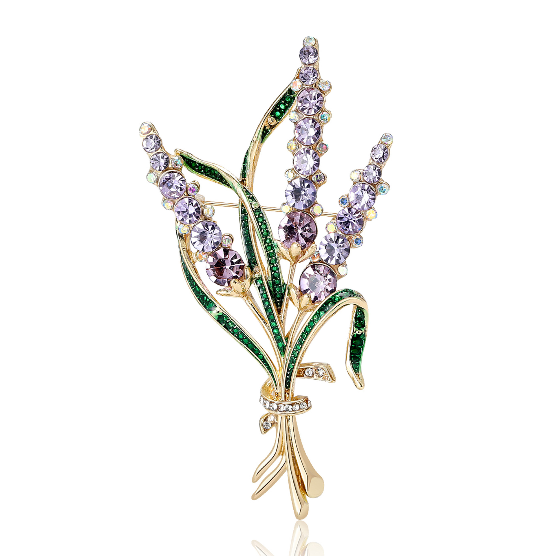 Broche vintage para mujer, pin de perla y cristal para abrigos_voghion.com