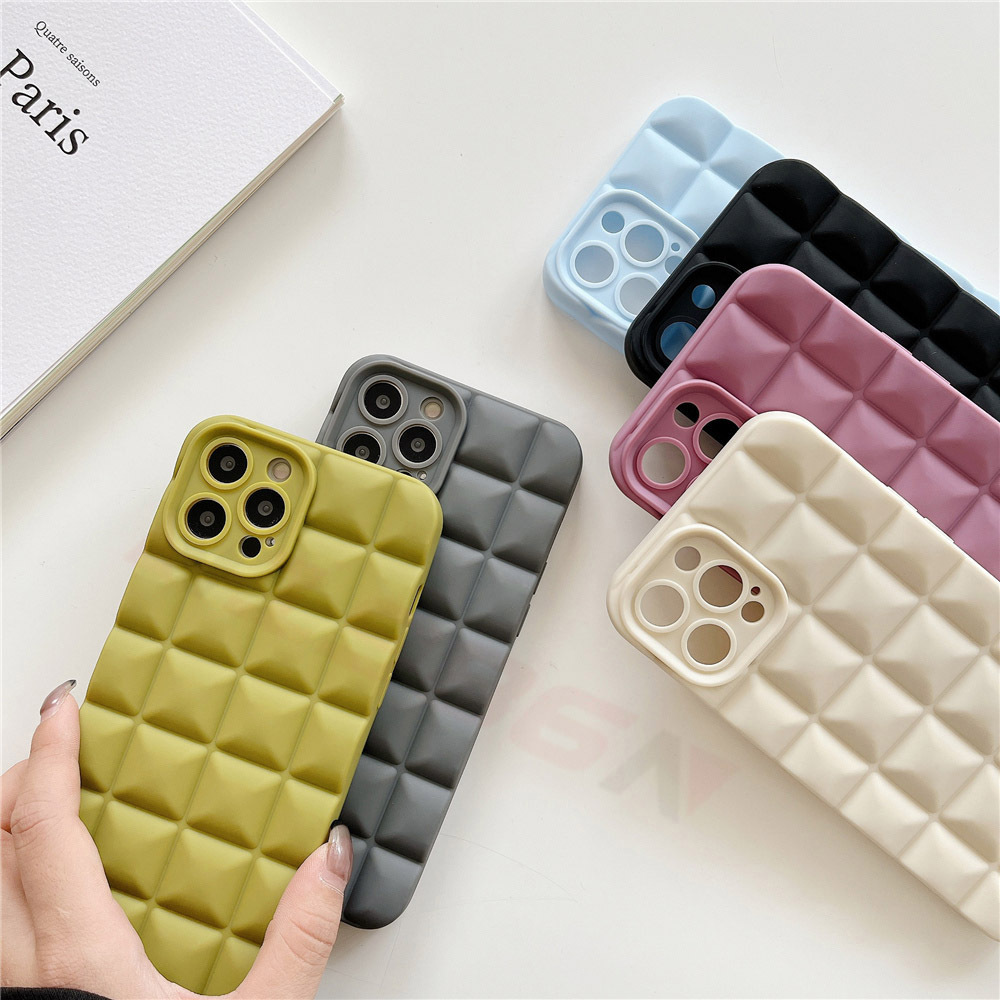 Fashion Lingge Tpu   Phone Cases display picture 2