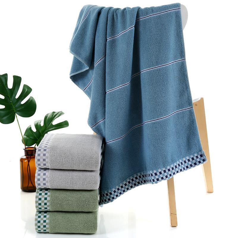 Towel Wholesale Cotton Cotton Bath Towel 70*140 Adult Absorbent Household Extra-large Thick Bath Towel Towel Free Shipping