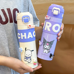 三麗鷗保溫杯女生小學生兒童水杯上學專用316不鏽鋼可愛卡通杯子