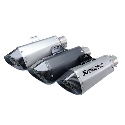 Motorcycle exhaust pipe: Sound, Hexagonal Scorpion Logo, Titanium
