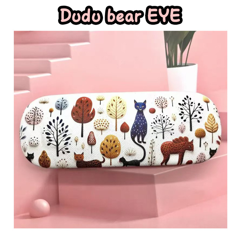 Cross-border New Cat Glasses Box Portable Drop-resistant Pressure-resistant High-value Advanced Sense Proximity Mirror Storage Box Sunglasses Box Cross-border New Cat Glasses Box Portable Drop-resistant Pressure-resistant High-value Advanced Sense Proximity Mirror Storage Box Sunglasses Box