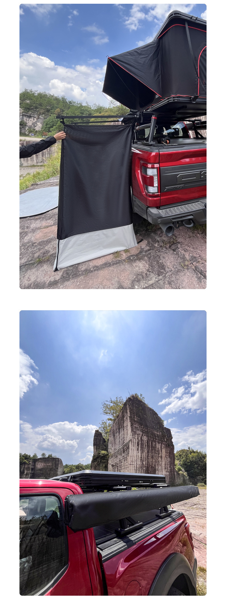 Pvc Soft Shell Outdoor Car Shower Bath Tent Single Aluminum Alloy Camping Style Toilet Windshield Changing Tent Car