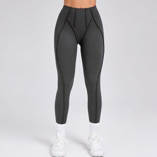 Europe and the United States new three-dimensional aesthetic sports yoga pants out running pants fitness pants tight pants 87652