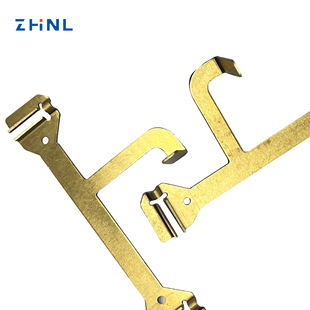 Universal Stamped Copper Parts for Electrical Appliances, High-Precision Contact Terminals, Copper and Brass Connecting Pieces, Rohs