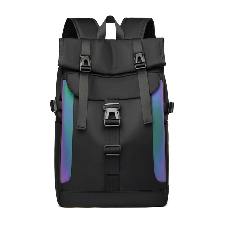 2023 nueva mochila casual de tela Oxford para estudiantes de secundaria tendencia de moda mochila de computadora de gran capacidad mochila antirrobo