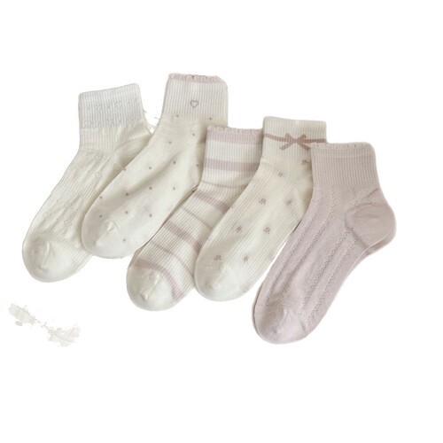Women socks spring and summer new style boneless short tube women socks mesh breathable thin socks all-matching pure color cotton socks wholesale