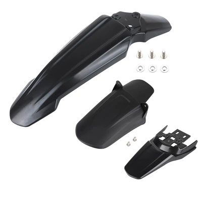 Plastic Parts, Shell Front and – Motorcycle Fender - glossy-three-piece-set