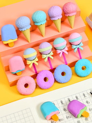 Cartoon Eraser Cute Children's Day Set Creative Reward for Primary School Students Exclusive Non-Scratch Kindergarten Harmless