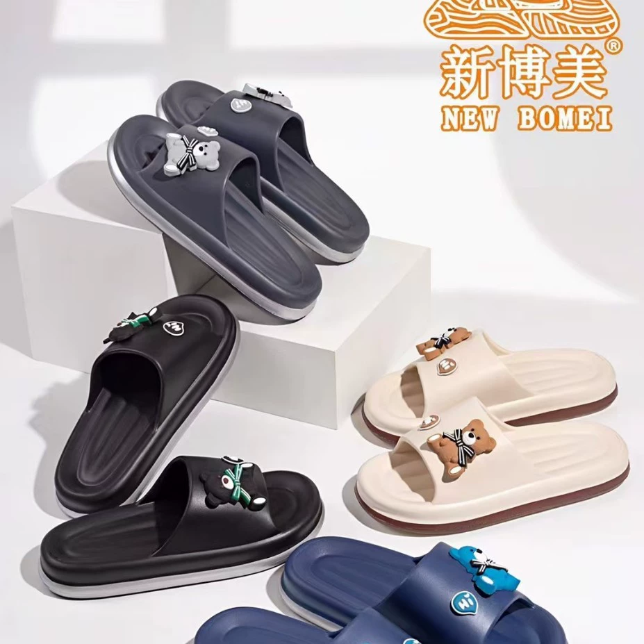 25 новых Pomei 1528-EVA Материал для дома Мужской Трассировка Мужской Буксир Простой Свежая Пара Мужские Пляжные Тапочки