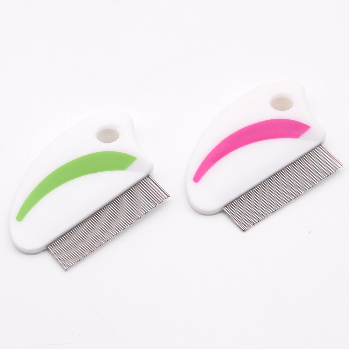 Pein de salto para perros y gatos, pein de acero inoxidable para eliminar el cabello flotante, pein de limpieza para perros y gatos, pein para perros y gatos