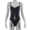 Patent leather halter top