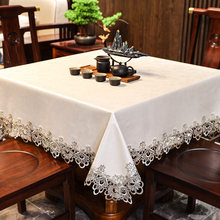 麻将桌布正方形餐桌布防水防油免洗家用感阳台卧室大方桌台布