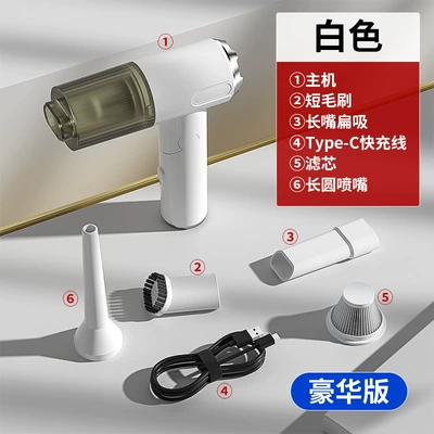 Car Vacuum Cleaner with Strong Suction Tozsoranlar - w766-deluxe-edition-white